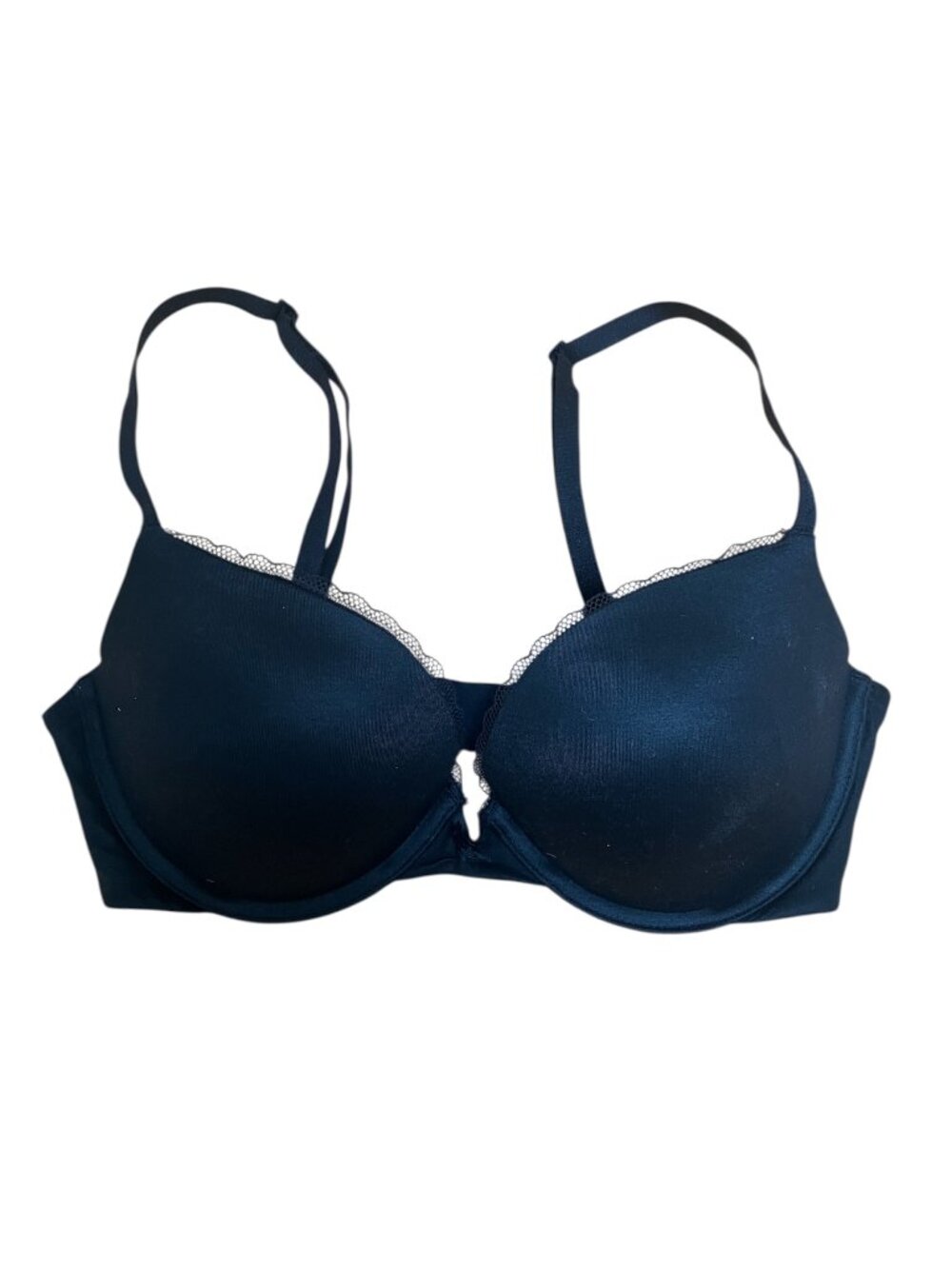 Calvin Klein Everyday Plunge Convertible Push Up Black Bra 34C